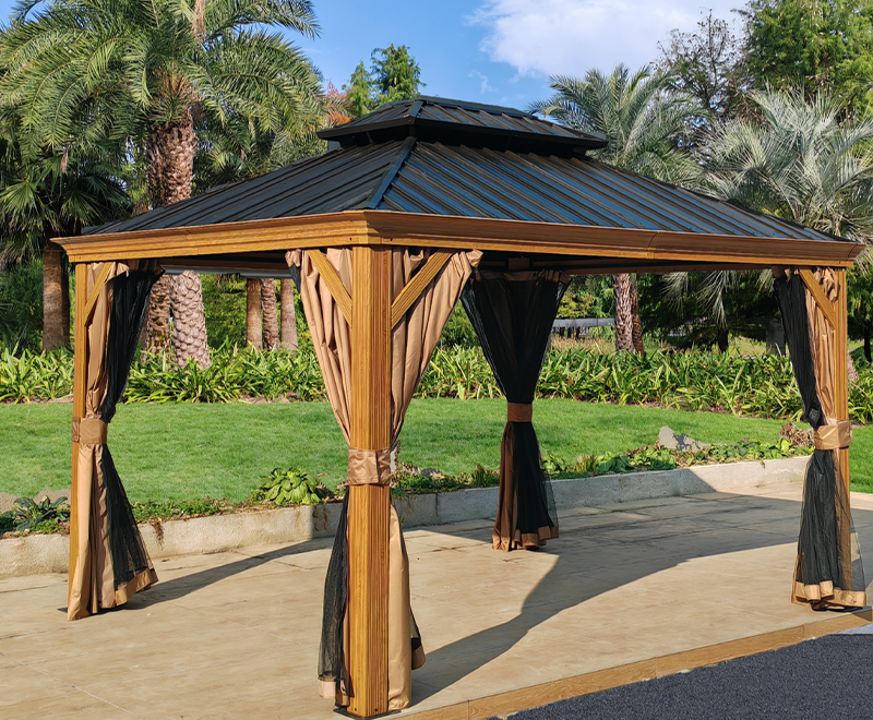 Vọng lâu mái đôi 12x16ft