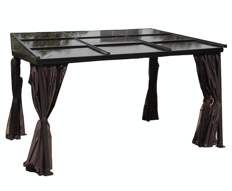 Mái che nắng treo tường mái trượt 3x3,6m